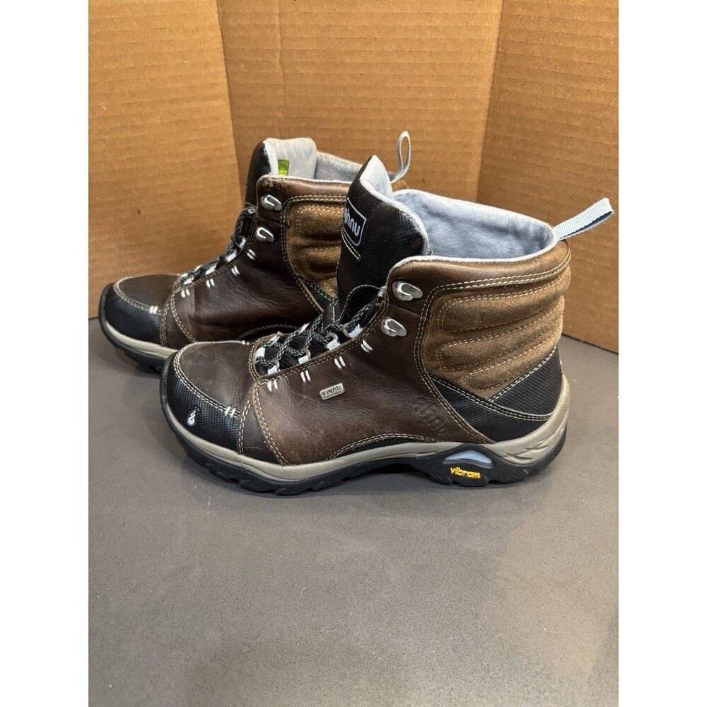 AHNU Montara Hiking Boots Brown eVent Womens 6.5 Waterproof Leather Vibram
